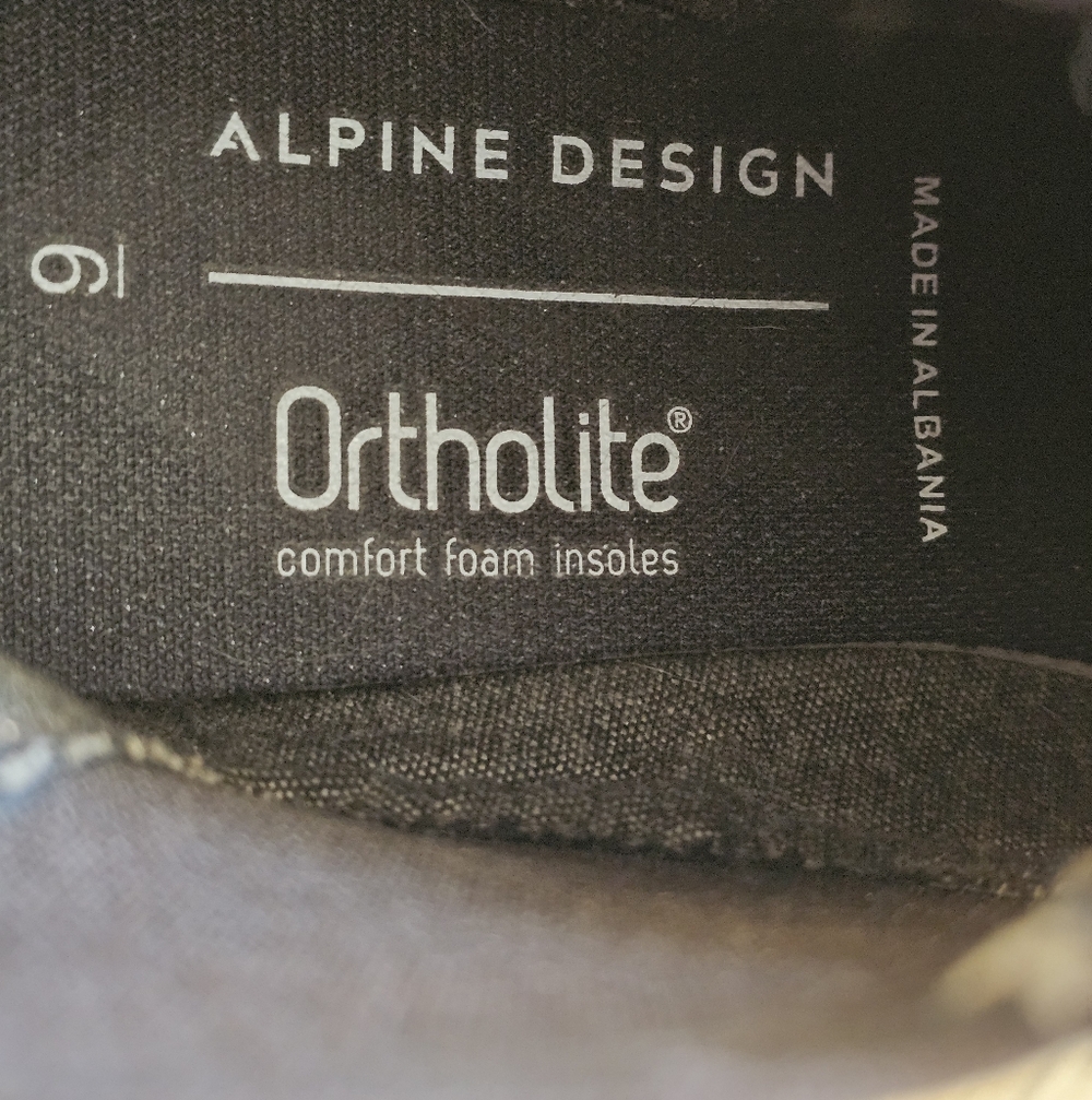 Ortholite Alpine Design Womens Blaze Chelsea Brown Boots  Size 9 - Picture 7 of 8
